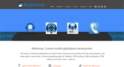 Desktop Screenshot of mobisnow.com