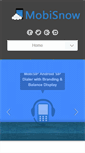 Mobile Screenshot of mobisnow.com
